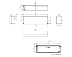 Корпус KLIPPON K32 RAL7001 (9529180000)