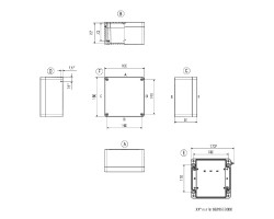 Корпус KLIPPON K52 VMQ RAL7001 (1937740000)