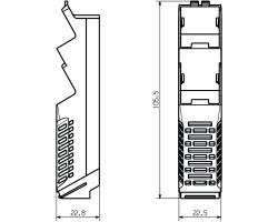 Корпус для электроники CH20M22 S PPSC LGY (1164690000)