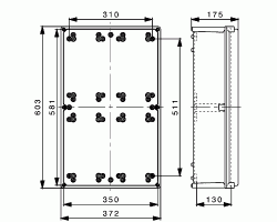 Корпус TBF 60/37/21 trsp (9502860000)