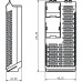 Корпус для электроники CH20M45 S 2PSC/3SC BK (1137740000)