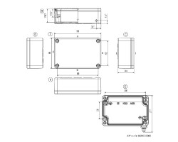 Корпус KLIPPON K02 RAL7001 (9529110000)