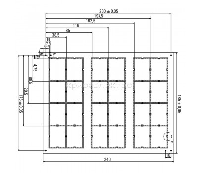 Корпус для электроники SAI JP 5P LG 100 (8794080000)