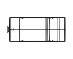 Корпус для электроники CH20M45 B BK/OR (1104410000)