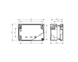 Корпус KLIPPON K02 VMQ RAL7001 (1937840000)