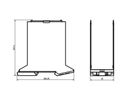 Корпус для электроники CH20M45 B BK/OR (1104410000)