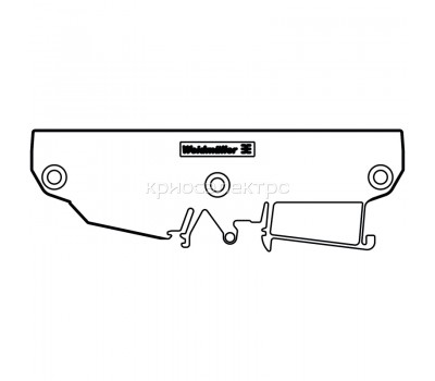 Концевая пластина AP RF 122 LI OR (1020640000)