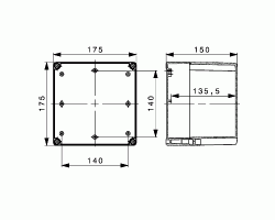 Корпус MPC 17/17/15 trsp (9535440000)