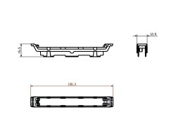 Корпус для электроники CH20M12 F BK (1104190000)