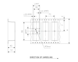 Вилочный разъем, соединение под пайку SL-SMT 5.08HC/06/90G 1.5 SN BK RL (1775044001)