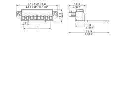 Розеточный разъем с винтовым соединением BCZ 3.81/05/180FZE SN OR BX (1236530000)