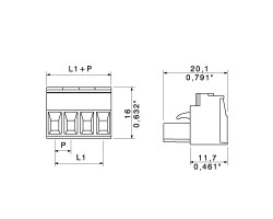 Розеточный разъем с винтовым соединением BLZP 5.08HC/16/180 SN BK BX (1943950000)