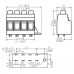 Клемма печатной платы LXXX 15.00/02/90FR 4.5SN BK BX (1047610000)