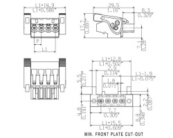 Розеточный разъем с винтовым соединением BLZP 5.08HC/02/270LR SN OR BX (1947530000)