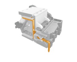 Вилочный разъем, соединение под пайку SL-SMT 5.08HC/02/90G 3.2 SN BK RL (1884210000)