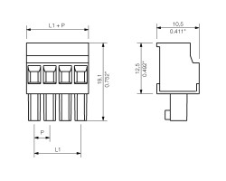 Розеточный разъем с винтовым соединением BCZ 3.81/09/270 SN OR BX (1940260000)