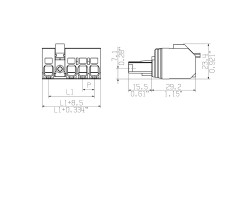 Розеточный разъем с пружинным соединением BVF 7.62HP/02/180MF2 SN BK BX PRT (1291480000)