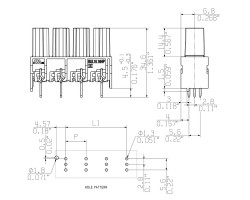 Розеточный разъем с винтовым соединением BUL 10.16HP/04/180 4.5AG BK BX SO (1289010000)