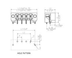 Вилочный разъем, соединение под пайку SL-SMT 5.08HC/07/270FH 1.5SN BK RL (1876970000)