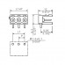 Вилочный разъем, соединение под пайку SL-SMART 5.0XHC/03/90 1.5SN BK RL (1812440000)