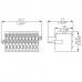 Розеточный разъем с пружинным соединением BL-I/O 3.50/30FP PNP LED SN BK BX (1789100000)