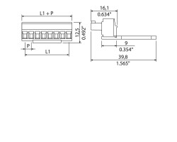 Розеточный разъем с винтовым соединением BCZ 3.81/12/180ZE SN OR BX (1236370000)