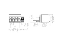 Розеточный разъем с пружинным соединением BVF 7.62HP/02/180 BCF/04R SN BK BX (1080550000)