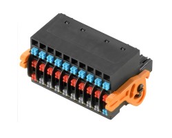 Розеточный разъем с пружинным соединением BL-I/O 3.50/30LR PNP LED SN BK BX (1000570000)