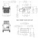 Гнездовой разъем с пружинным соединением B2CF 3.50/36/180LH SN BK BX (1375880000)