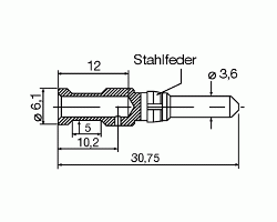 Обжимной контакт HDC-C-M3-SM2.5AG (1698140000)