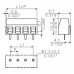 Клемма печатной платы LS 5.08/09/90 3.5SN BK BX (1810920000)