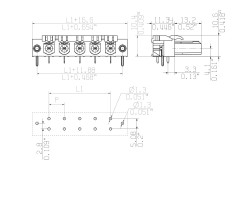 Штекерный соединитель печатной платы BLL 7.62HP/05/90LF SN BK BX (1095670000)