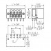 Вилочный разъем, соединение под пайку S2L-SMT 3.50/08/90LF 3.2SN BK RL (1807570000)