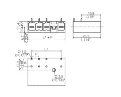 Вилочный разъем, соединение под пайку SV 7.62IT/04/270MF4 3.5SN BK BX (1156530000)