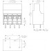 Клемма печатной платы LL 6.35/10/90V 5.0SN BK BX (1356930000)