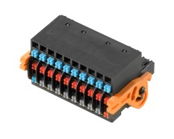 Розеточный разъем с пружинным соединением BL-I/O 3.50/30LR NPN LED SN BK BX (1000590000)