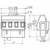 Розеточный разъем с винтовым соединением BLZ 7.50/02/90B SN OR BX (1702010000)