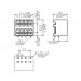 Вилочный разъем, соединение под пайку SCDN-THR 3.81/10/90G 1.5SN BK BX (1039300000)