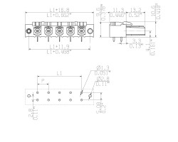 Штекерный соединитель печатной платы BLL 7.62HP/02/90F 3.2SN BK BX (1043270000)