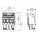 Гнездовая колодка с винтовым соединением BHZ 5.00/03/90LH BK/BK (1069340000)