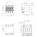 Вилочный разъем, соединение под пайку S2C-SMT 3.50/08/90G 3.2SN BK RL (1359480000)