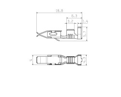 Обжимной контакт DFFC 1.5-2.5 SN E (1567070000)