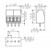 Клемма печатной платы LM 3.50/02/90 3.2SN YL BX (1918550000)