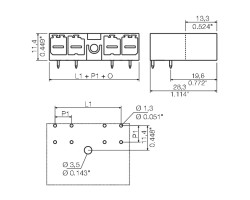 Вилочный разъем, соединение под пайку SV 7.62IT/03/90MF3 3.5SN BK BX (1156570000)