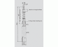 Обжимной контакт HDC-C-HD-S-LWL1.0POF (1773630000)