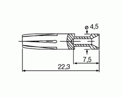 Обжимной контакт HDC-C-HE-BM0.5AU (1651470000)