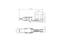 Обжимной контакт DFFC 0.22-0.35 SN 3000 (1604230000)