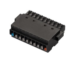 Розеточный разъем с пружинным соединением BL-I/O 3.50/10F NPN LED SN BK BX (1938010000)