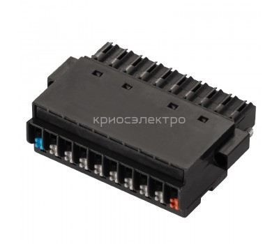 Розеточный разъем с пружинным соединением BL-I/O 3.50/10F NPN LED SN BK BX (1938010000)