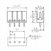 Вилочный разъем, соединение под пайку SL 5.00/04/180 3.2SN OR BX (1581340000)